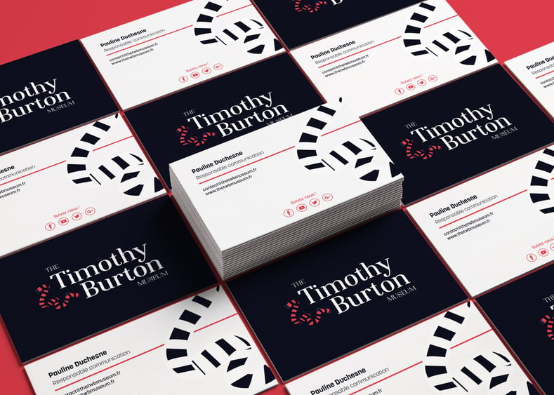 Perspective Business Cards MockUp 2
